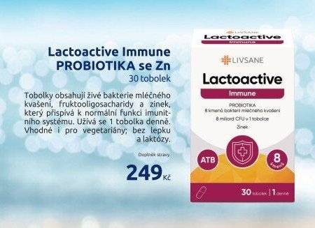 Lactoactive Immune PROBIOTIKA se Zn
