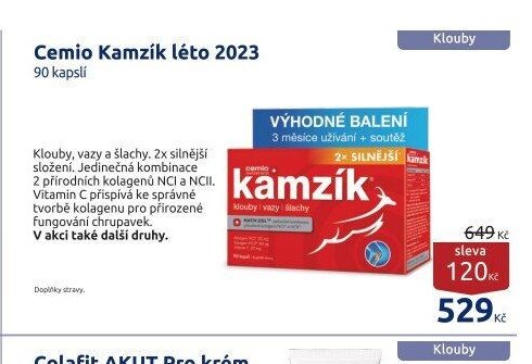 Cemio Kamzík léto 2023 90 kapslí