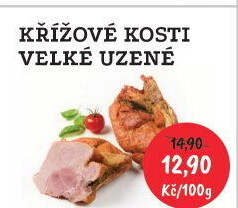 Vepřová křížová uzená kost