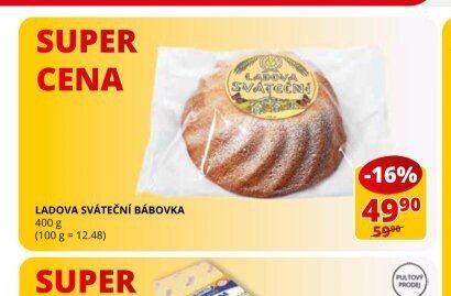 Ladova sváteční bábovka 400 g