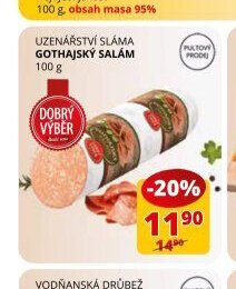UZENÁŘSTVÍ SLÁMA GOTHAJSKÝ SALÁM