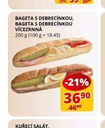 Bageta s debrecínkou