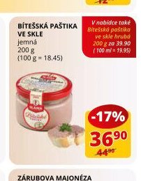 Bítešská paštika ve skle