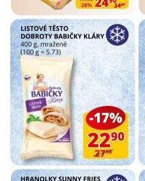 Listové těsto, dobroty babičky Kláry