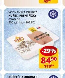 Vodňanská drůbež kuřecí prsní řízky