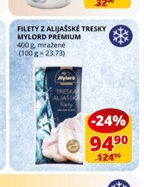 Filety z aljašské tresky Mylord premium
