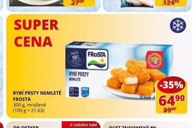 Rybí prsty nemleté Frosta