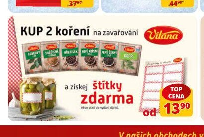 Vitana koření na zavařování