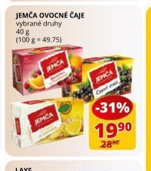 Jemča ovocné čaje