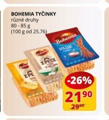 Bohemia tyčinky