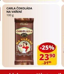 Carla čokoláda na vaření