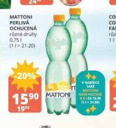 Mattoni perlivá ochucená