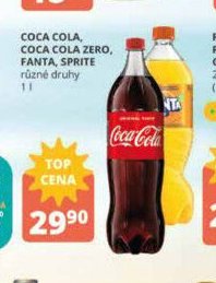 Coca Cola, Coca Cola Zero, Fanta, Sprite