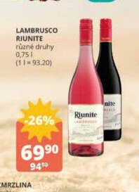Lambrusco Riunite