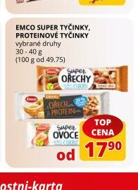 Emco super tyčinky, proteinové tyčinky