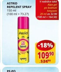 Astrid Repelent spray 150 ml