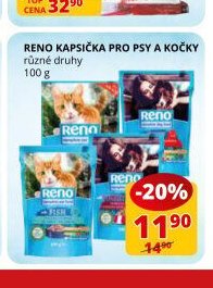 Reno kapsička pro psy a kočky různé druhy 100 g