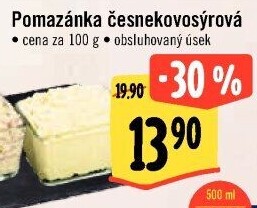 Česneková pomazánka se sýrem