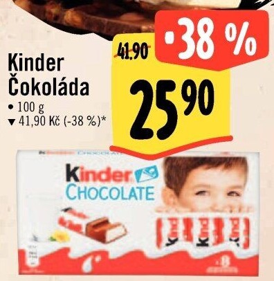 Čokoládky Kinder