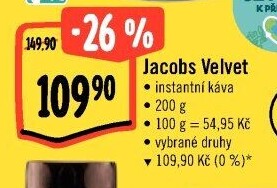 Instantní káva Jacobs Velvet