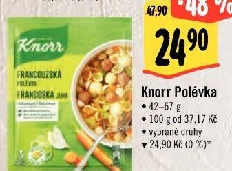 Instantní polévky Knorr