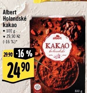 Kakao holandské Albert