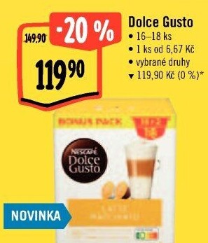 Kapsle Dolce Gusto Nescafé