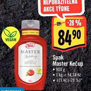 Kečup veganský Master Spak