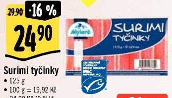 Krabí tyčinky mražené Mylord