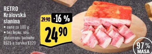 Královská slanina Albert Retro