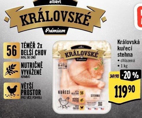 Kuřecí stehna královská Albert