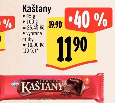 Ledové kaštany Orion
