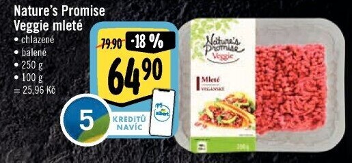 Mleté maso Veggie Nature'