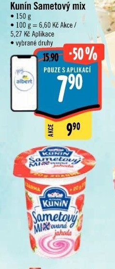 Ochucený jogurt sametový Kunín