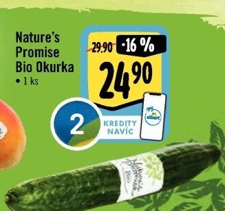 Okurka hadovka bio Nature'