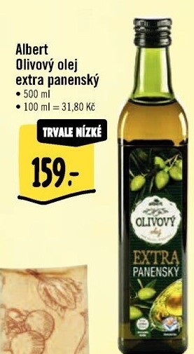 Olivový olej extra panenský Albert