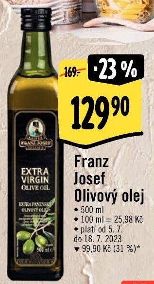Olivový olej extra panenský Exclusive Franz Josef Kaiser
