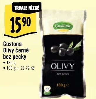 Olivy černé Gustona
