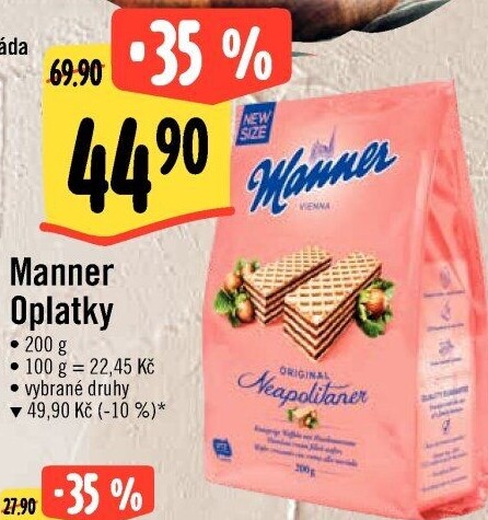 Oplatky Manner