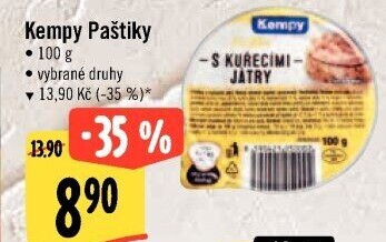 Paštiky Kempy