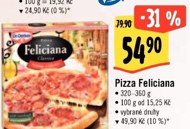 Pizza mražená FelicianaDr. Oetker