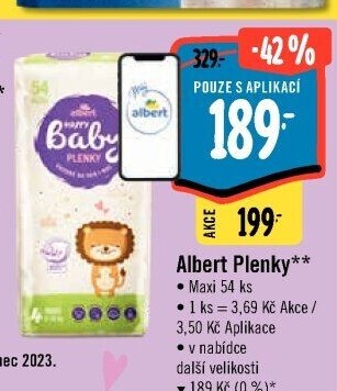 Pleny dětské Albert