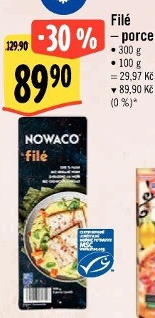 Rybí filé mražené Nowaco