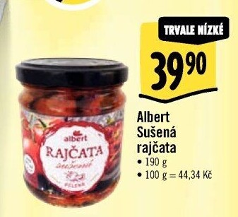 Sušená rajčata Albert