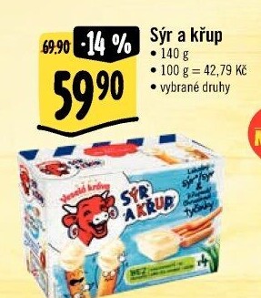 Sýr a křup Veselá kráva