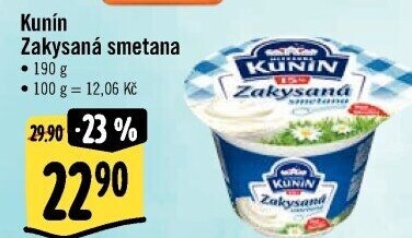 Zakysané smetany Kunín