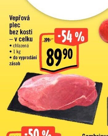 Vepřová plec bez kosti