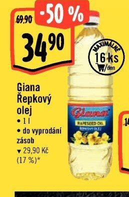 Giana Řepkový olej