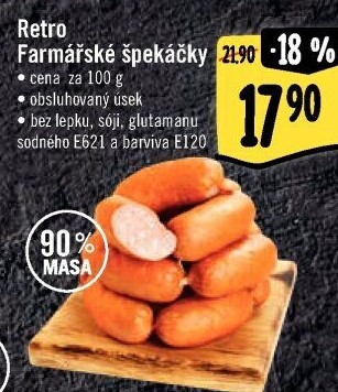 Farmářské špekáčky Albert Retro