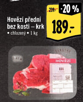 Hovězí přední bez kosti - krk Albert